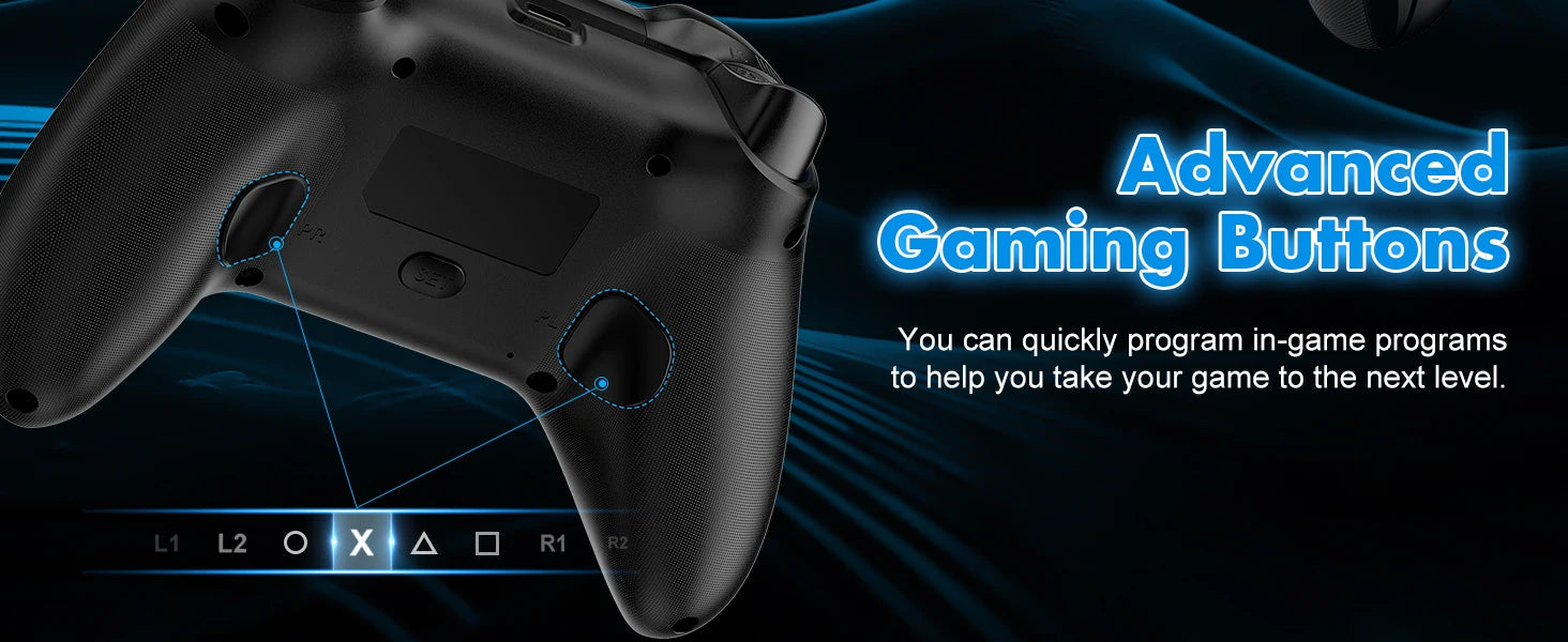 For PS5 Console Wireless Controller Supports BLACK MYTH WUKONG W/ Turbo Dual Vibration Gamepad For Steam/PC Game Remote Control