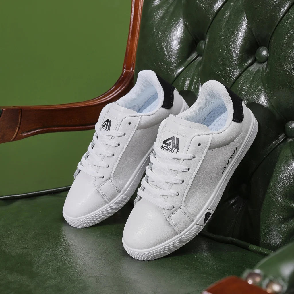 Women's High-Top Platform Sneakers w/Vulcanized Sole, White Casual Sport Shoes for A/W Seasons - Streetwear & Daily Use Fashion