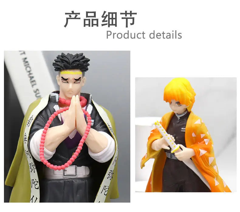 Demon Slayer doll Kamado Tanjirou Nezuko Action Figures Model Toys Zenitsu Figurine Inosuke Kimetsu No Yaiba Figura kids gift