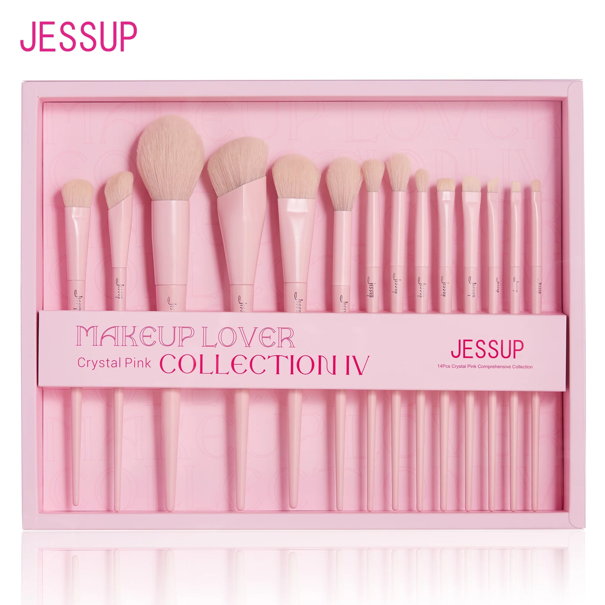 Jessup Makeup Brushes 14pcs, Makeup Brushes set Contour Foundation Powder Eyeshadow Highlight Blending Concealer Liner T336