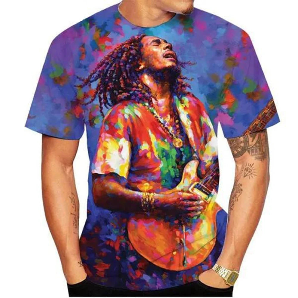 Summer Fashion T-Shirt Men/Women 3D Printing Hip Hop Street Short Sleeve Tops New Funny Kids Unisex Casual T shirt 100-6xl