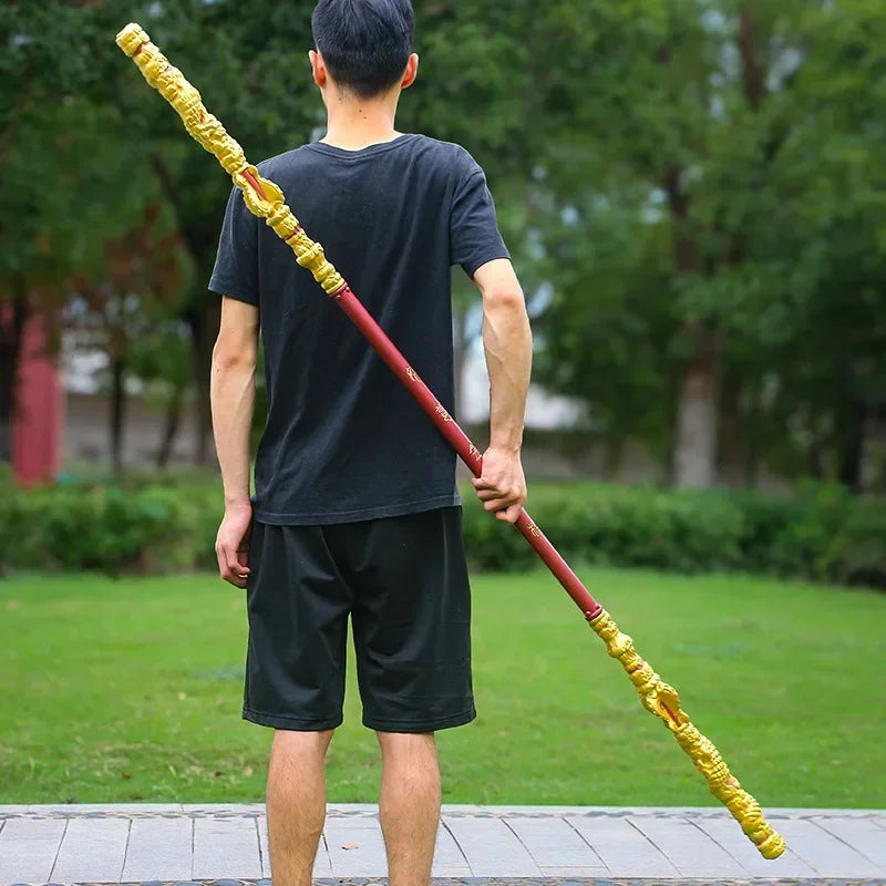 180cm Black Myth Wukong Sword Cudgel Long PU Sun Wukong Weapon Real Full Size Japanese Katana Samurai Sabre Kid Toy Anime Gift