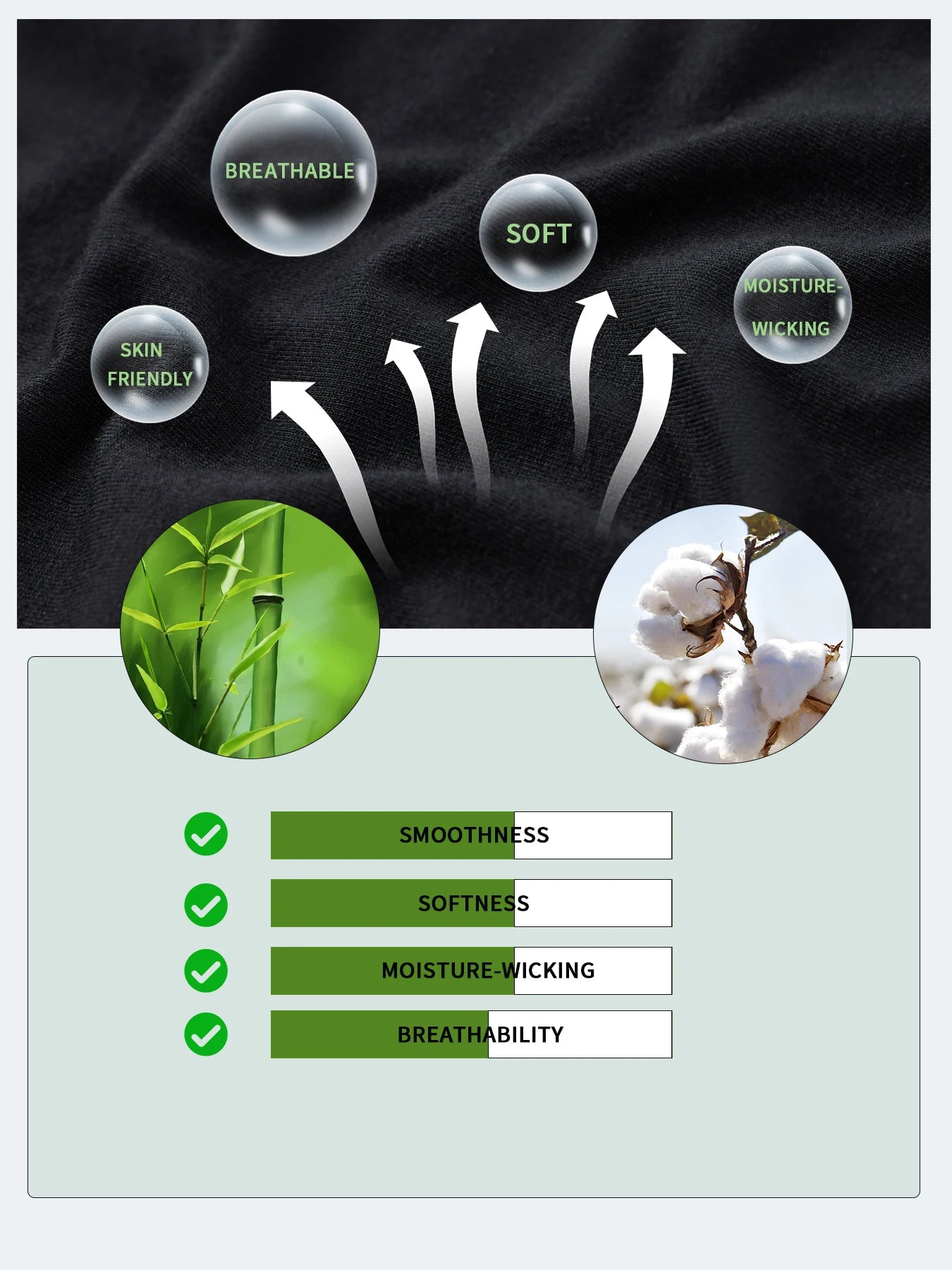 8-Pack Boxers Man Bamboo Fiber Men's panties Sexy Long Boxer Briefs Breathable and Soft Underwear for Men Plus Size S-XXL