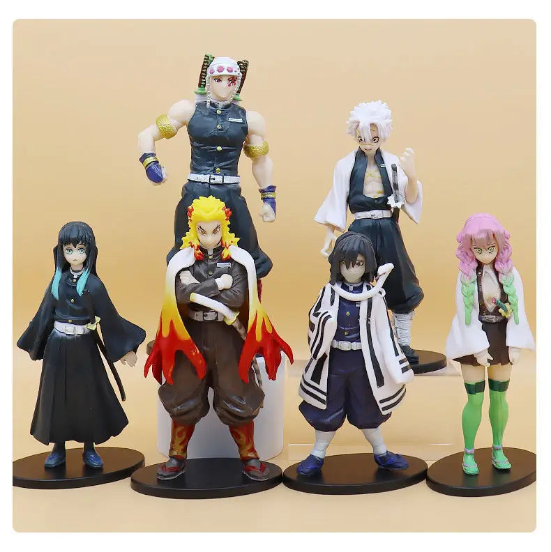 Demon Slayer doll Kamado Tanjirou Nezuko Action Figures Model Toys Zenitsu Figurine Inosuke Kimetsu No Yaiba Figura kids gift