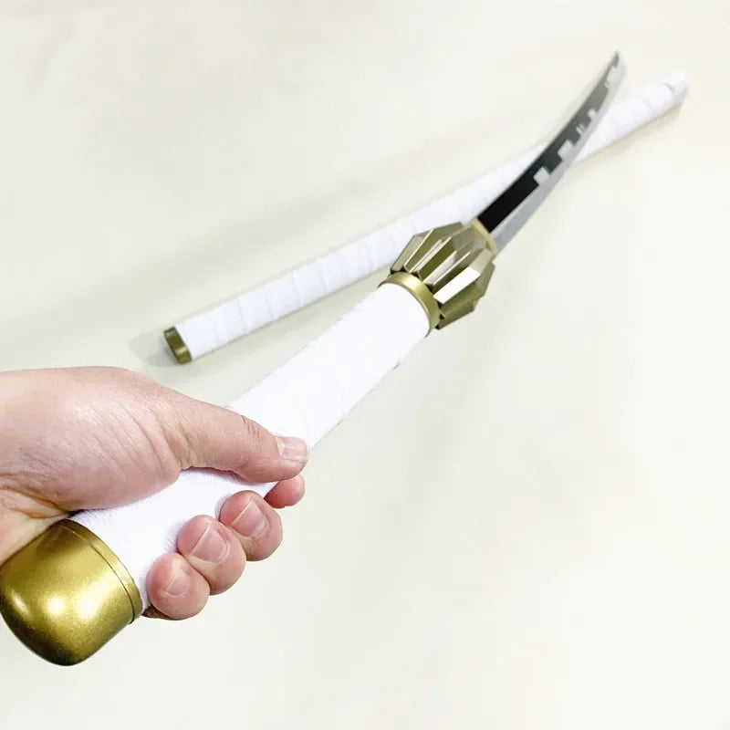 104cm Bleach Katana Sword Bamboo Blade Anime Bleach Byakuya Cosplay Prop Real Size Japanese Samurai Sword Ninja Katana Kid Toy