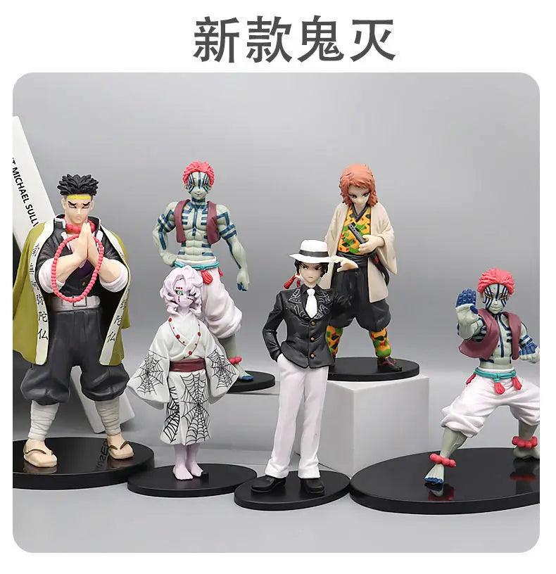 Demon Slayer doll Kamado Tanjirou Nezuko Action Figures Model Toys Zenitsu Figurine Inosuke Kimetsu No Yaiba Figura kids gift