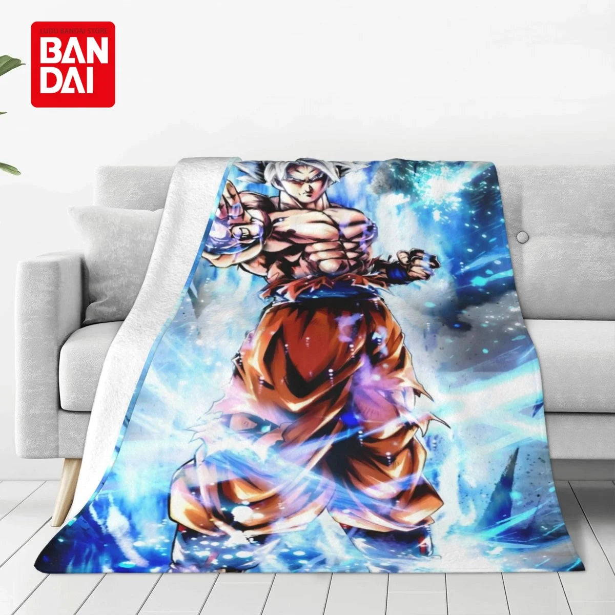 Bandai Japan Anime Dragonball Z Goku Throw Blankets on Bed Sofa Air Condition Sleeping Cover Bedding Throws Bedsheet For Kids