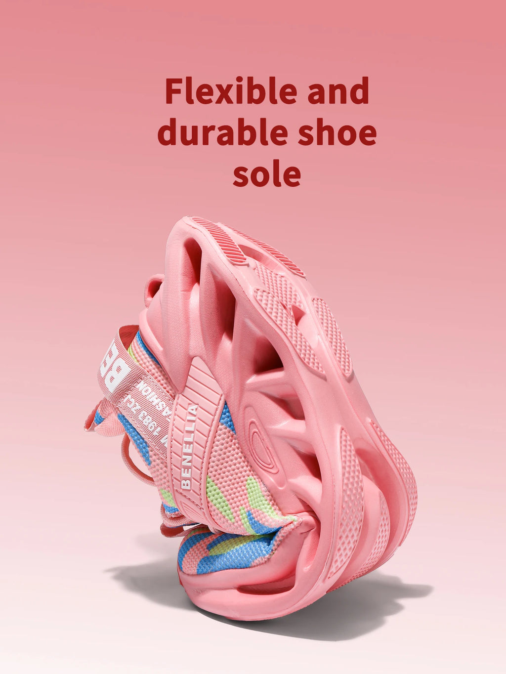 Blue anime-inspired running shoes for men and women with lace-up closure and stylish design.