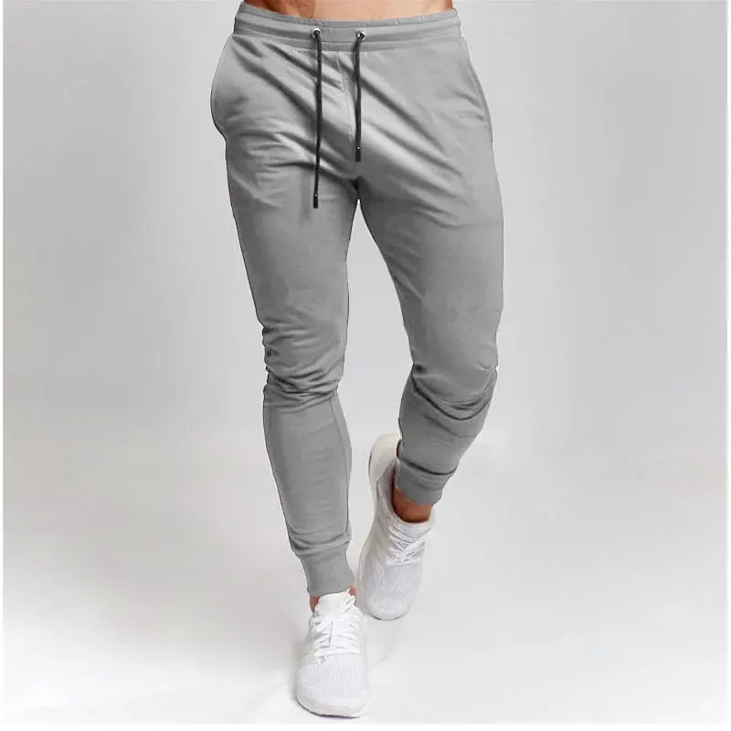 Casual Pants Men's Jogger Sweatpants Large Size Elastic Waist Sports Casual Trousers Loose Fitness Clothes Spring Thin Section
