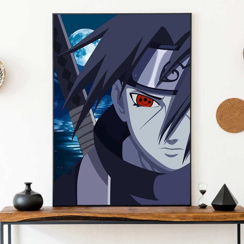 Japanese Anime Naruto Uchiha Itachi HD Poster Decorative Painting Canvas Painting Home Living Room Wall Decoration Holiday Gift