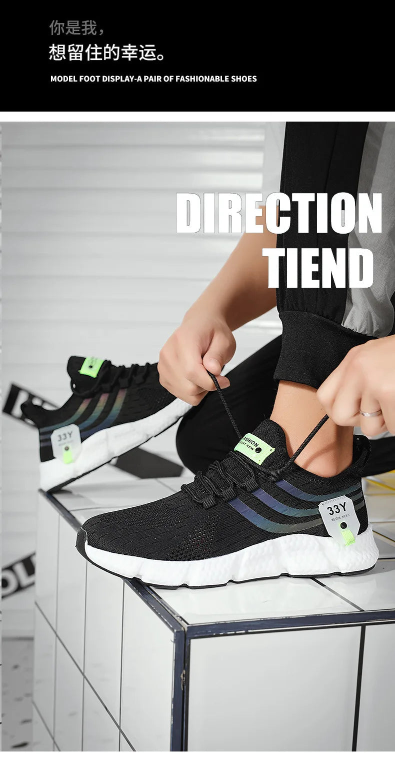 2024 Hot Sale Sport shoes Men Running shoes Outdoor Summer Sneakers Male Walking Shoes breathable men shoes plus large size