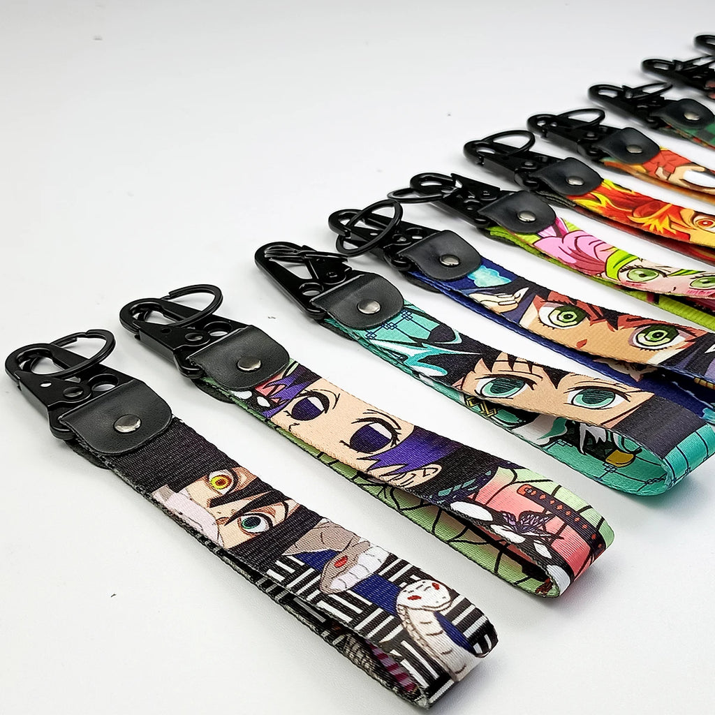 Anime Cool Figures Eagle Beak Keychain Short Lanyards Used in Phone Rope Badge Holder USB Pendant Portable Key Lanyard