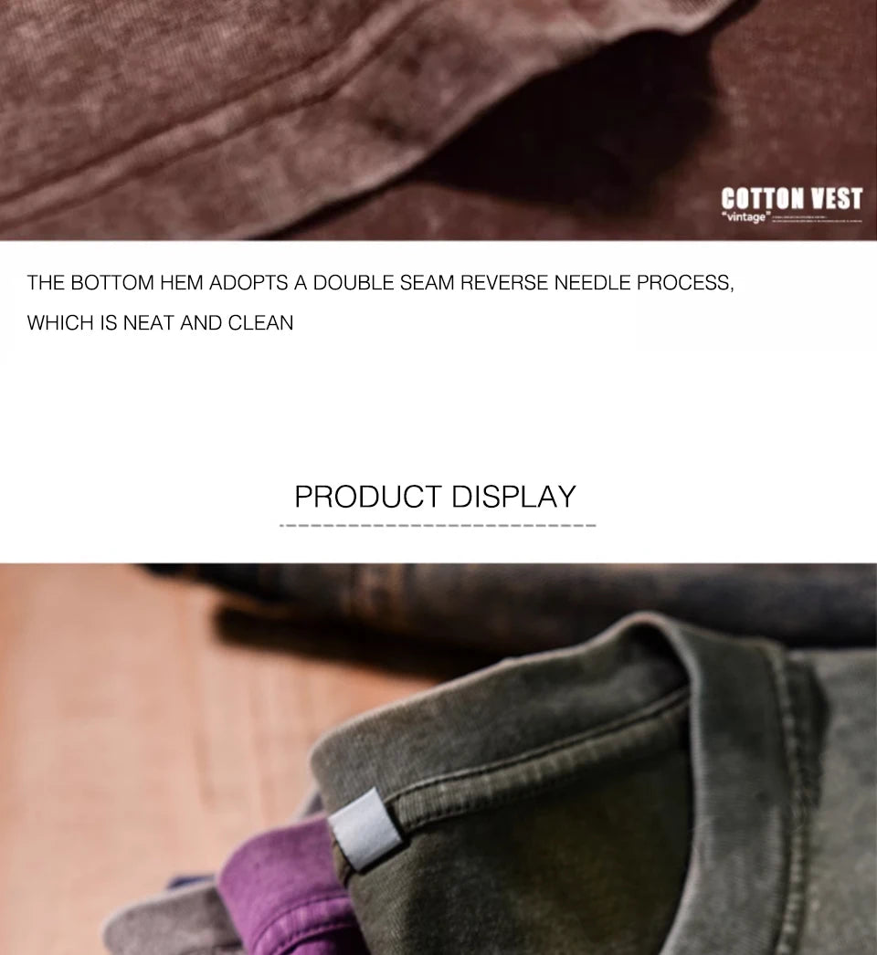 300g Heavy Men Washed Vintage Oversized T-Shirt Street Hip Hop Punk Tee women Harajuku Casual Cotton Short Sleeve Acid Wash Top