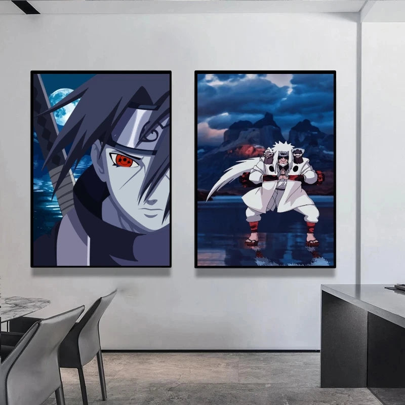 Japanese Anime Naruto Uchiha Itachi HD Poster Decorative Painting Canvas Painting Home Living Room Wall Decoration Holiday Gift