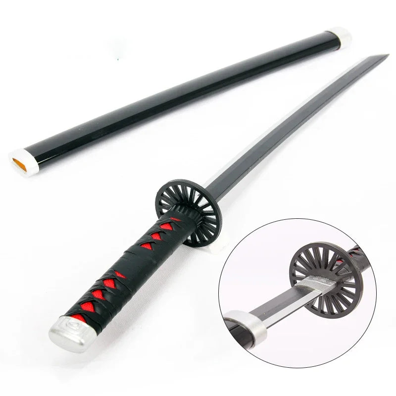 Demon Slayer Weapon Kamado Tanjirou Nichirin Blade 103cm Anime Peripheral Wood Sword Model Cosplay Weapon Katana Gifts Toys Boys