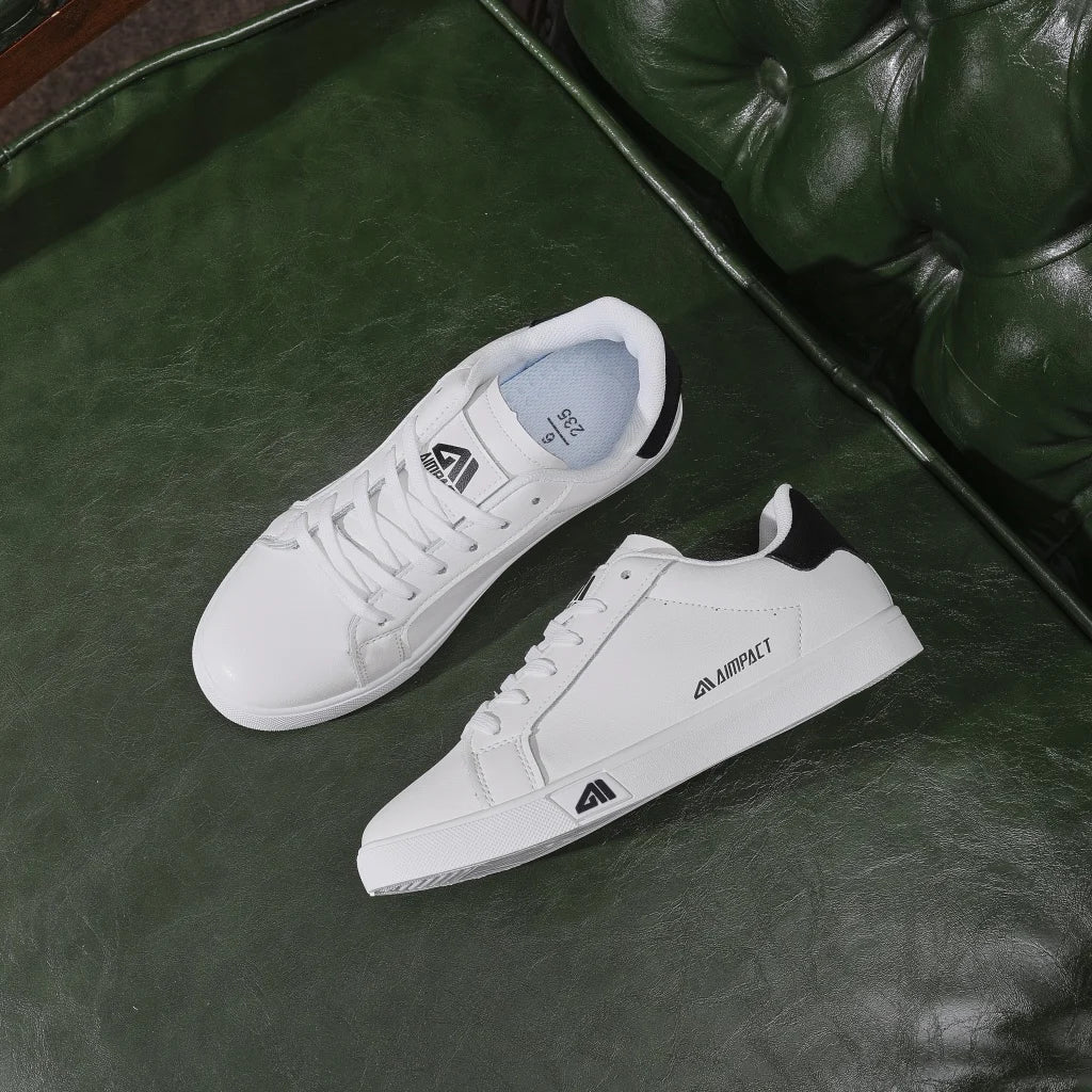 Women's High-Top Platform Sneakers w/Vulcanized Sole, White Casual Sport Shoes for A/W Seasons - Streetwear & Daily Use Fashion