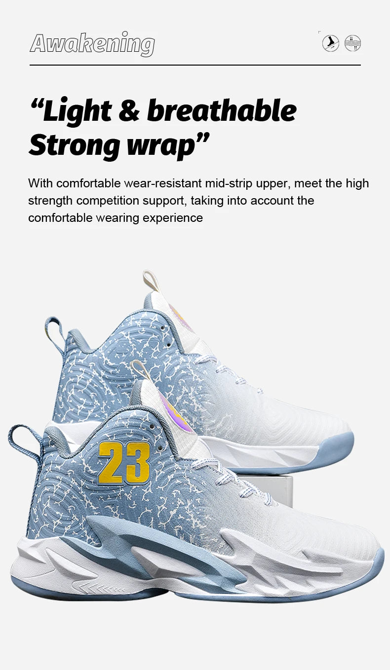 Men Basketball Shoes Breathable Men Non Slip Outdoor Fashion Unisex Sneakers