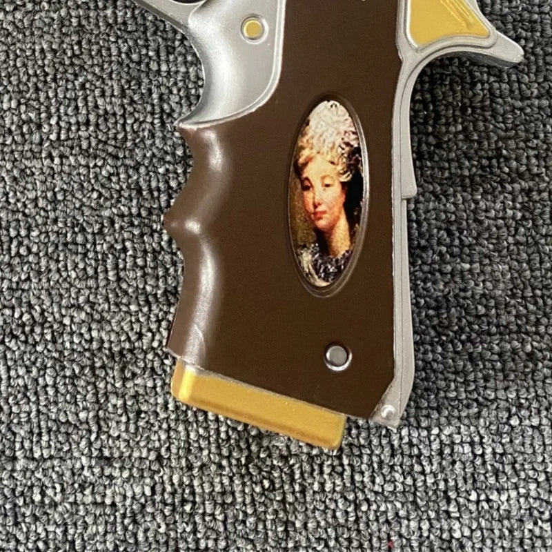 15.7in/40cm Ebony Ivory Gun Katana Devil May Cry 4 Sabre Ninja Sword Cosplay Prop Real Size Japanese Gun Katana Samurai Sword