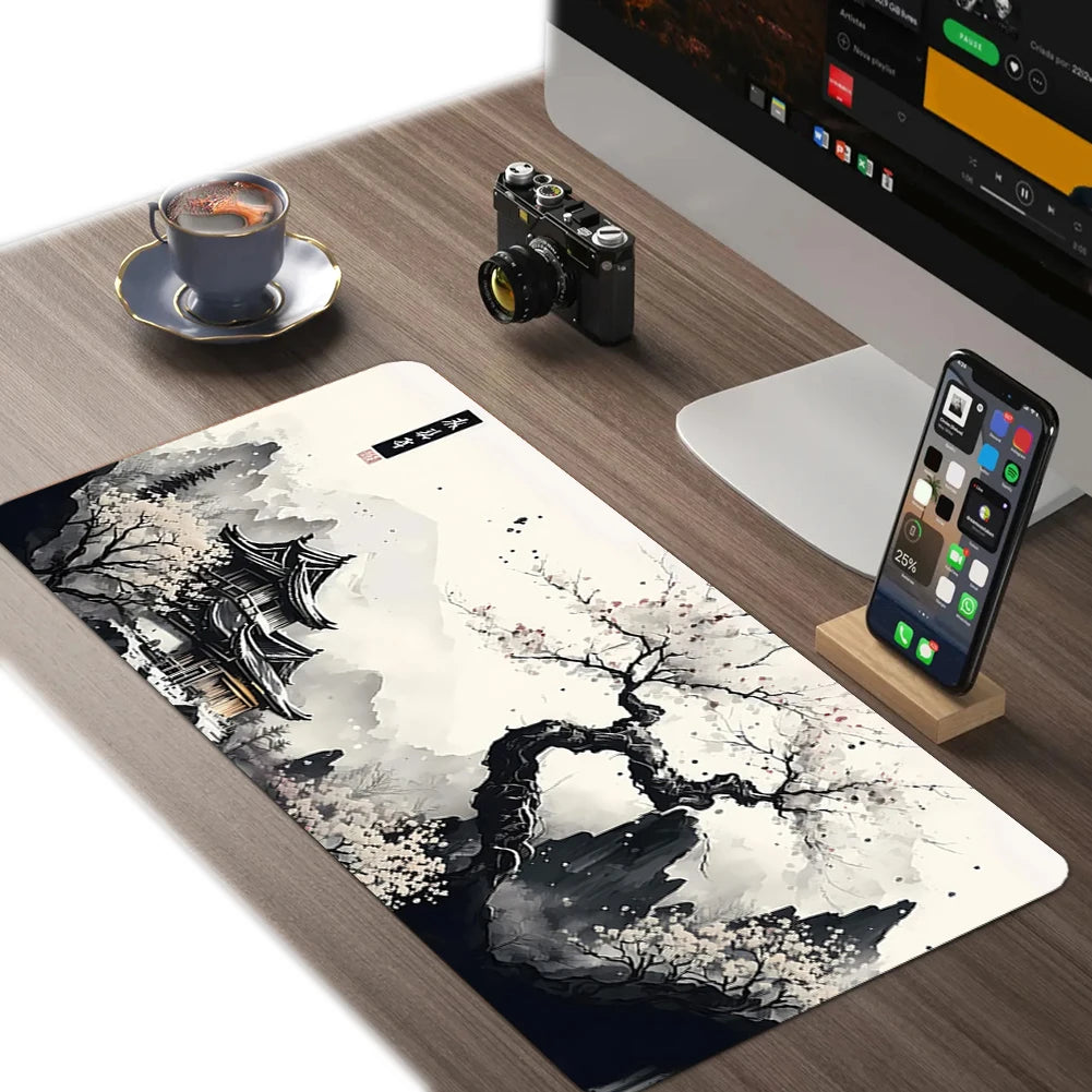 Large Gaming Mouse Pad Mouse Mat Keyboard Mat Non-Slip Rubber Base Desk Mat for Keyboard and Mouse PC Computer Game Accessories