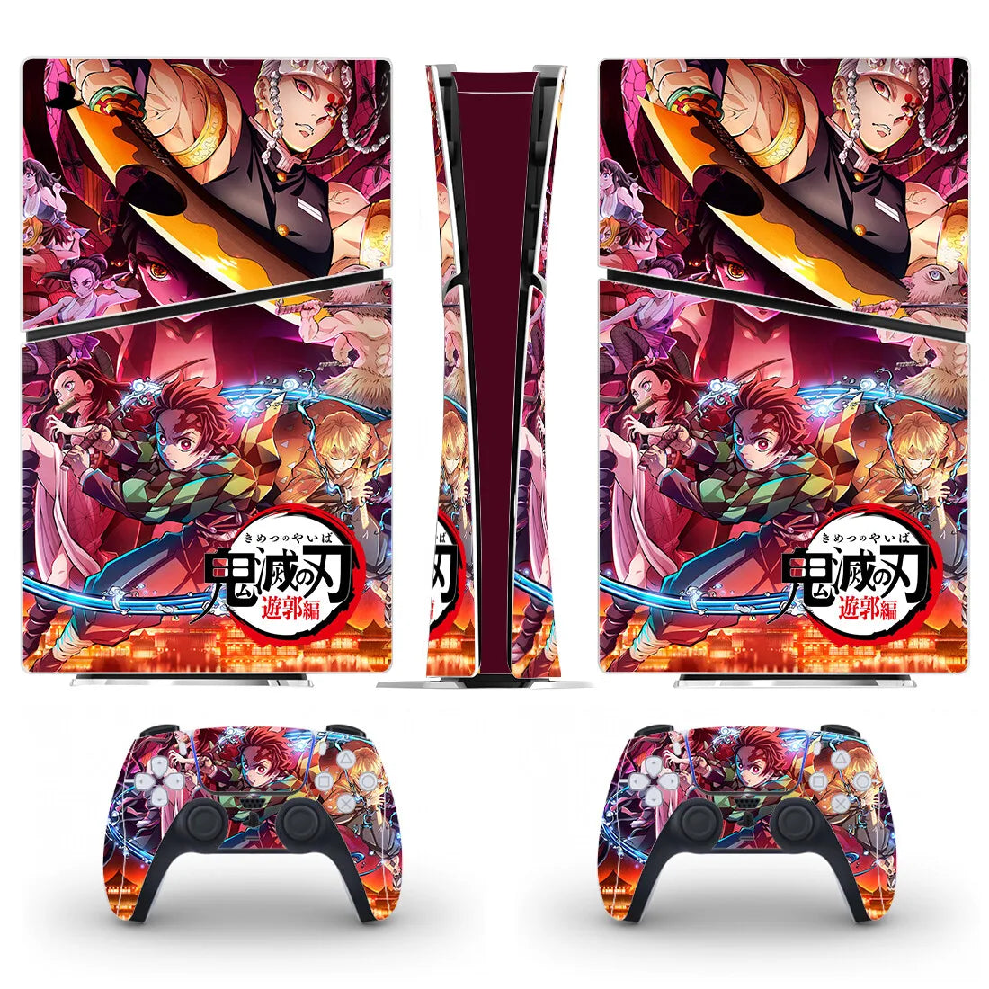 Anime New PS5 Slim Digital Skin Sticker Protector Decal Cover for Console Controller PS5 Slim Sticker Vinyl