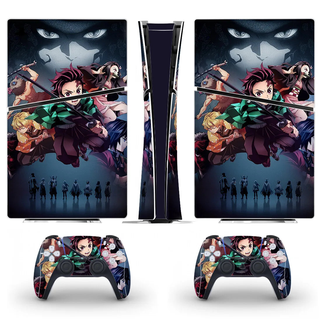 Anime New PS5 Slim Digital Skin Sticker Protector Decal Cover for Console Controller PS5 Slim Sticker Vinyl