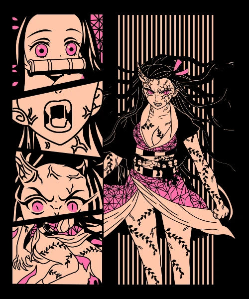 T-shirt for Anime Demon Slayer Nezuko
