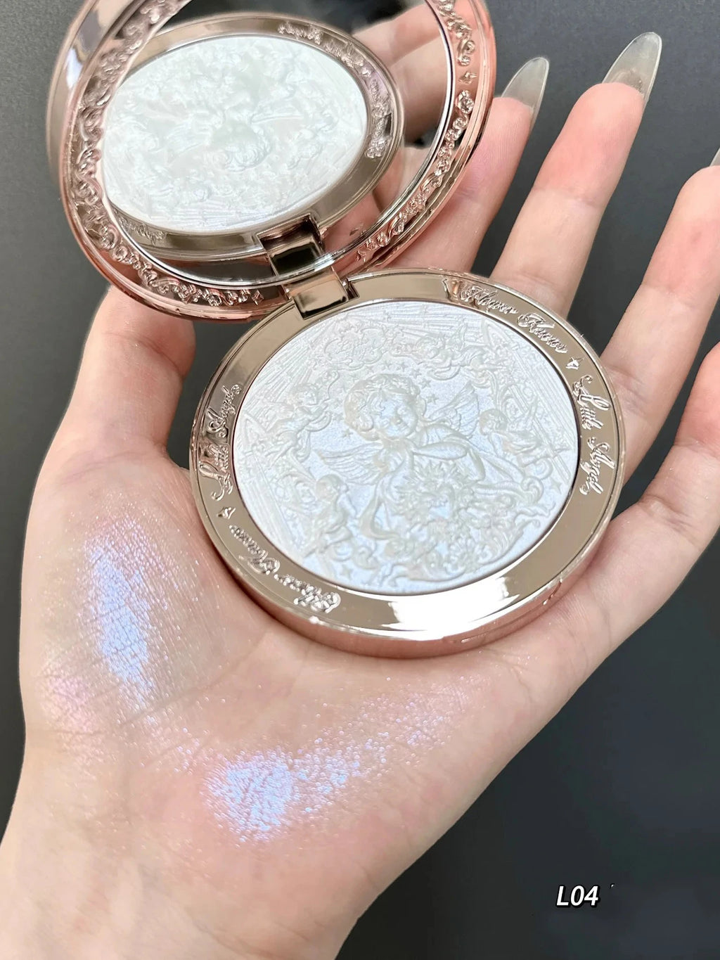 The Flower Knows Little Angel Collection Relief Highlight Face Powder iluminador Makeup Contour Highlighter Palette 8g/0.3Fl.oz