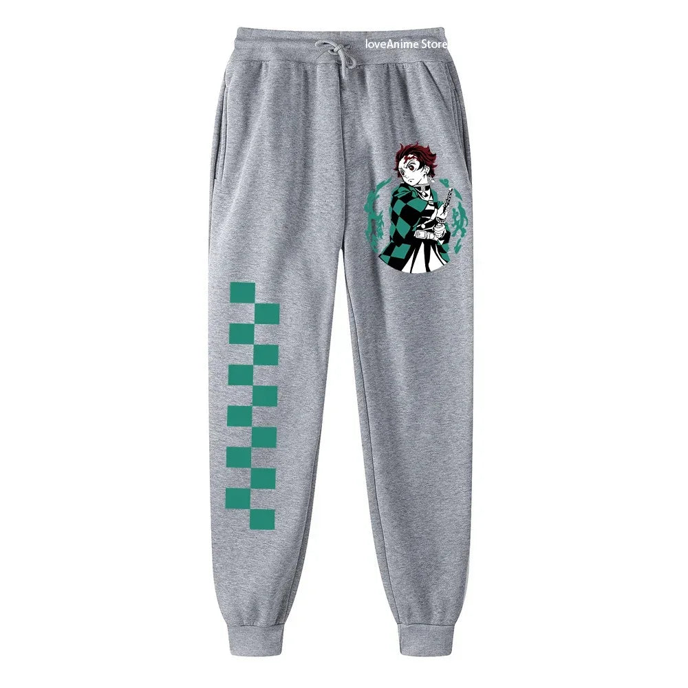 2025 Japanese Anime Demon Slayer Women Pants Running Pants Joggers for Men Sweatpant Sport Jogging Fitness Gym Fleece Trousers