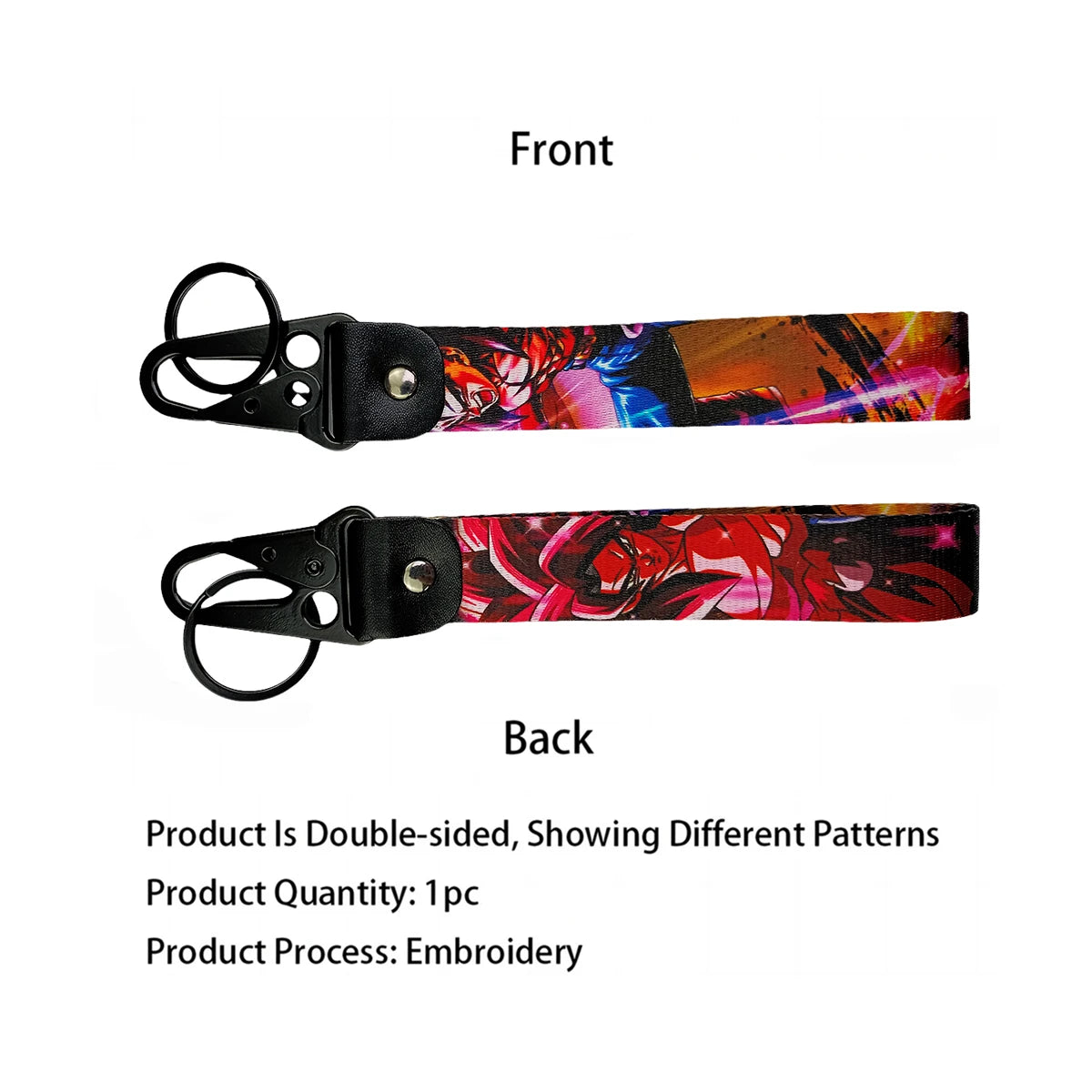 Anime Cool Figures Eagle Beak Keychain Short Lanyards Used in Phone Rope Badge Holder USB Pendant Portable Key Lanyard