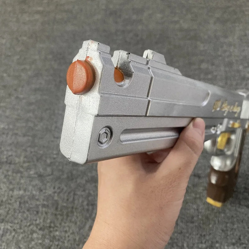 15.7in/40cm Ebony Ivory Gun Katana Devil May Cry 4 Sabre Ninja Sword Cosplay Prop Real Size Japanese Gun Katana Samurai Sword