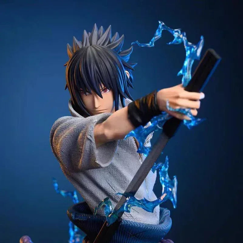 Anime Naruto Figures GK Uzumaki Naruto Uchiha Sasuke Action Figures Binding 01 PVC Collection Model Cool Ornament Desktop Toys