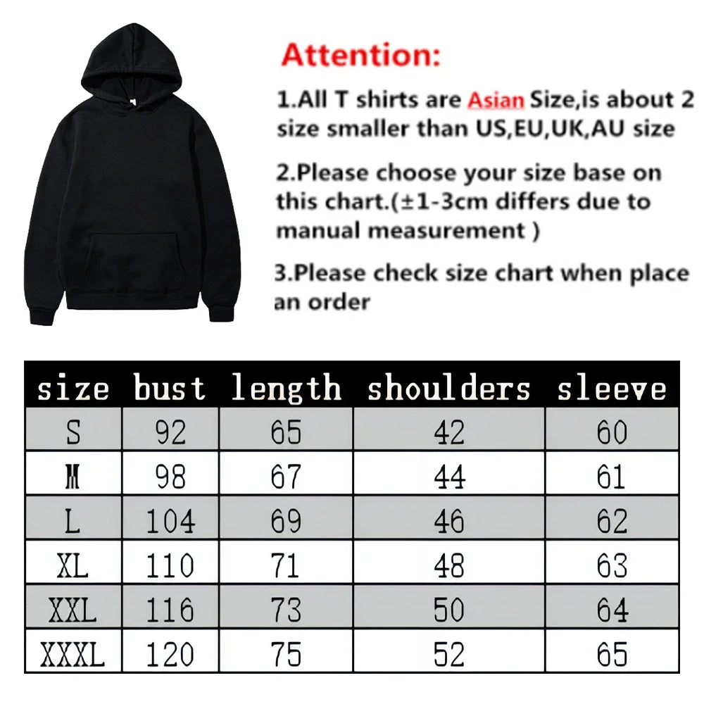 Black Clover Anime Men's Clothes Hoodie Sweatshirts Harajuku Manga Asta Oversized Winter Long Sleeve Streetwear Hoodies Pullover