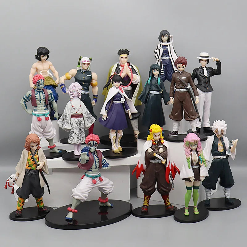Demon Slayer doll Kamado Tanjirou Nezuko Action Figures Model Toys Zenitsu Figurine Inosuke Kimetsu No Yaiba Figura kids gift