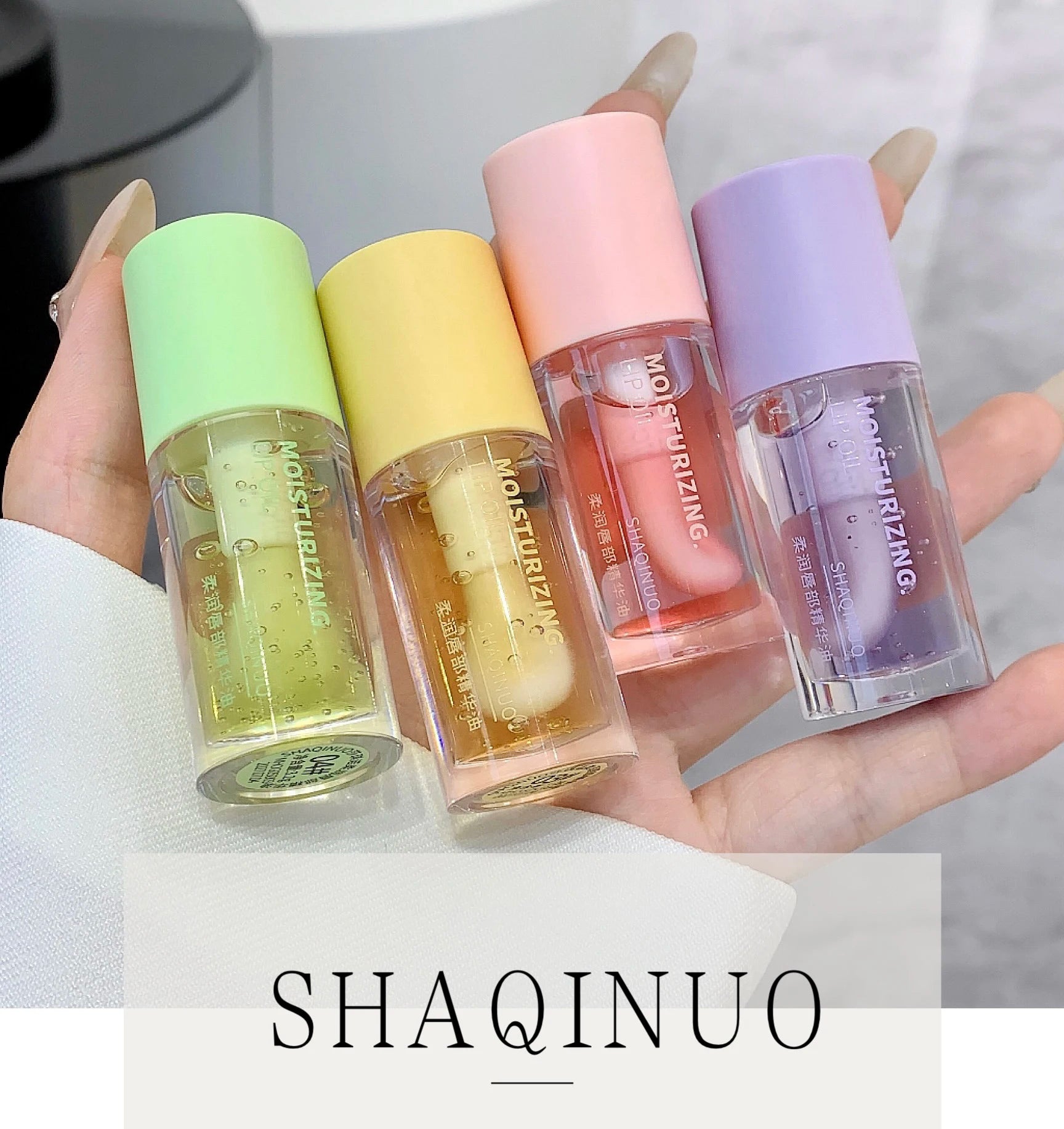 Water Light Lip Gloss Moisturizer Transparent Jelly Mirror Fruit Crystal Lip Oil Clear Hydrating Plumping Korean Lip Care Makeup
