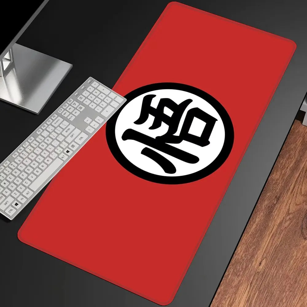 MINISO Anime Goku Dragon Warrior Mouse Pad Large Gaming Desk Mat Non-slip Keyboard Rug PC Laptop Office Gamer Accessories XXL