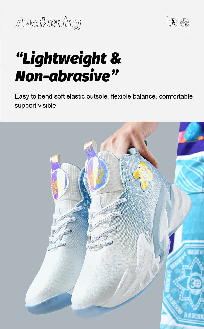 Men Basketball Shoes Breathable Men Non Slip Outdoor Fashion Unisex Sneakers