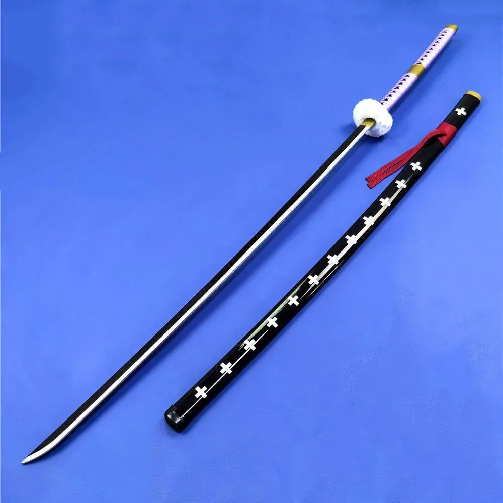 140cm Real Bleach Katana Anime Kurosaki Ichigo Cosplay Prop Large Ninja Knife Real Full Size Japanese Katana Samurai Sword Toy