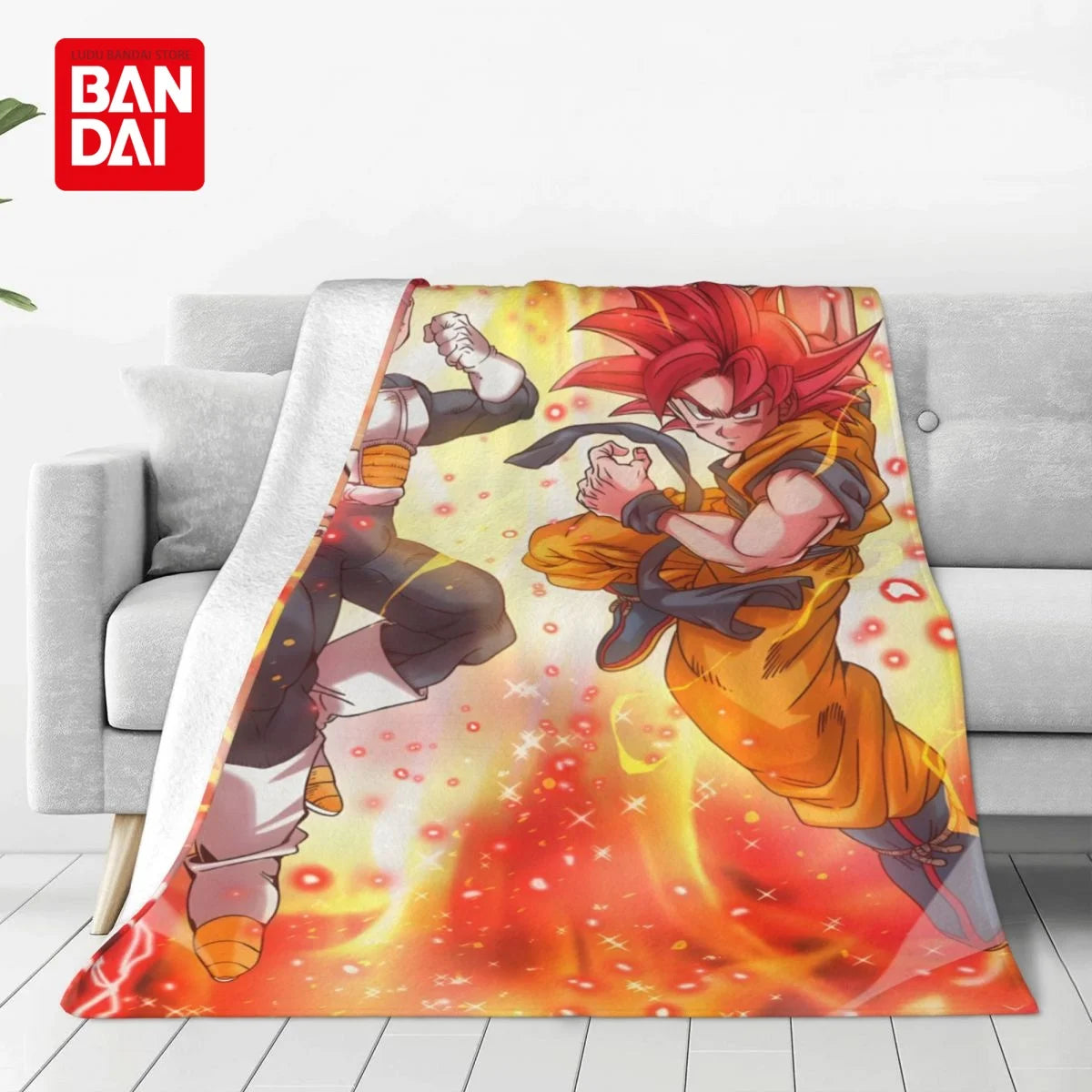 Bandai Japan Anime Dragonball Z Goku Throw Blankets on Bed Sofa Air Condition Sleeping Cover Bedding Throws Bedsheet For Kids