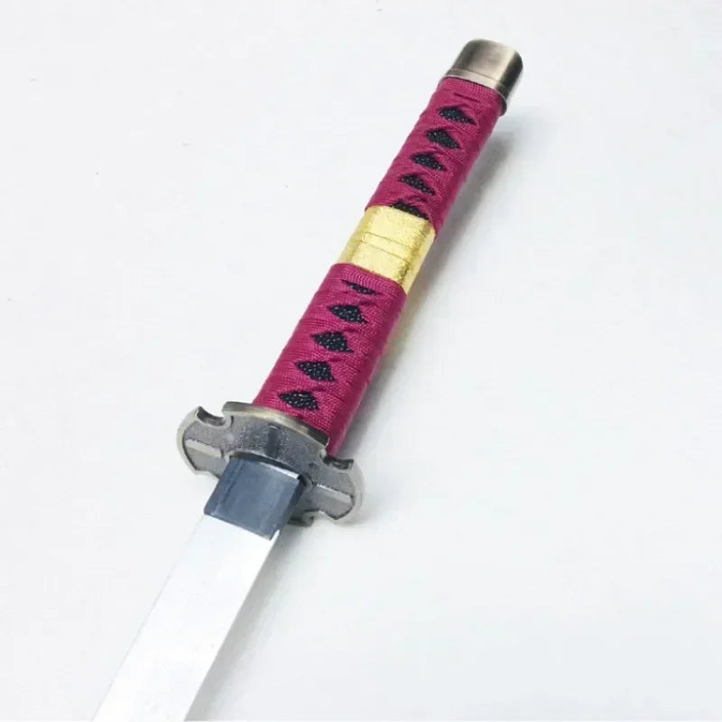 104cm Zoro Katana Sandai Kitetsu Sword Blade Anime Cosplay Prop Ninja Knife Real Full Size Japanese Katana Samurai Sabre Kid Toy