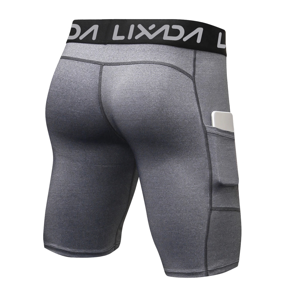 Lixada 3 Pack Men Sports Shorts Active Workout Underwear with Pocket