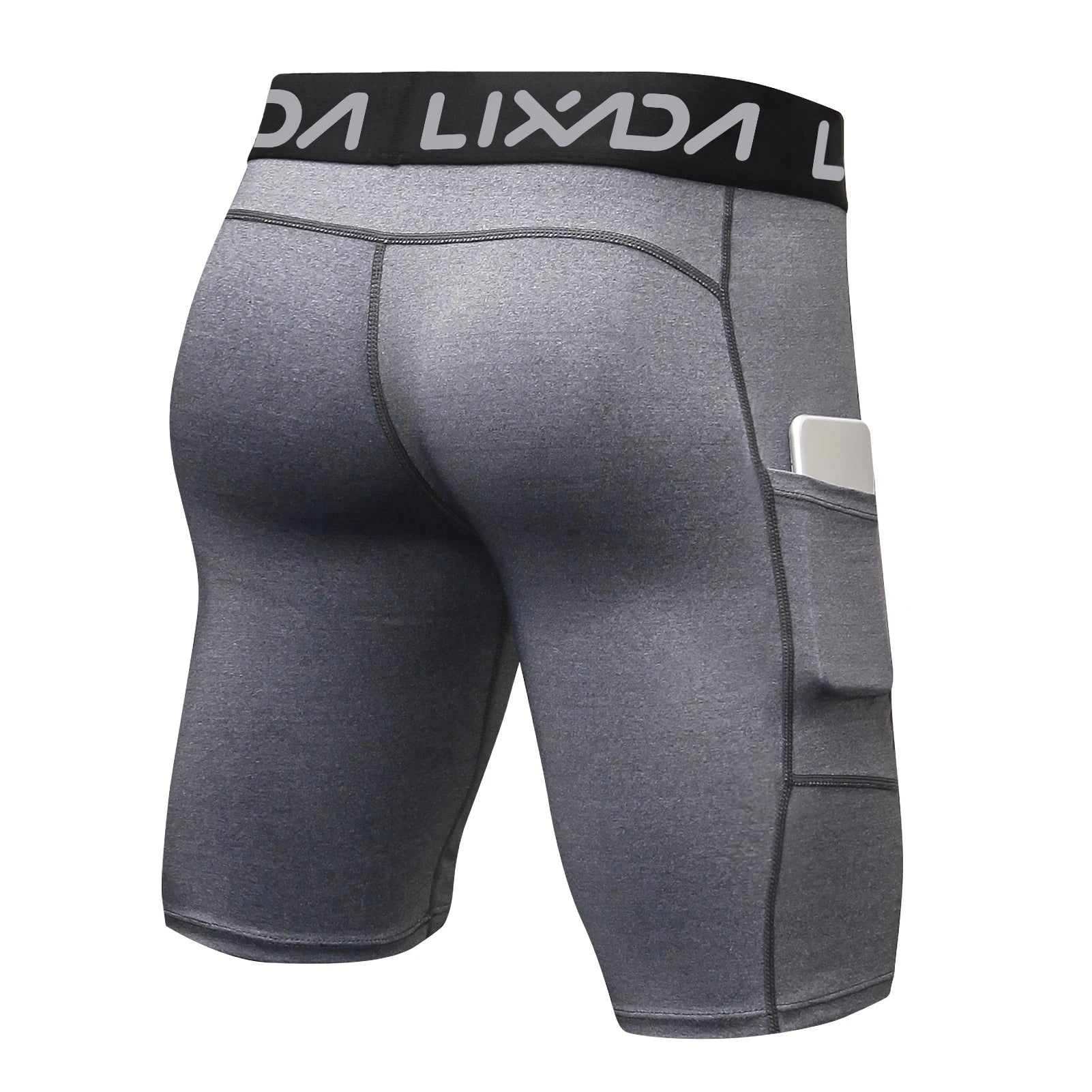 Lixada 3 Pack Men Sports Shorts Active Workout Underwear with Pocket