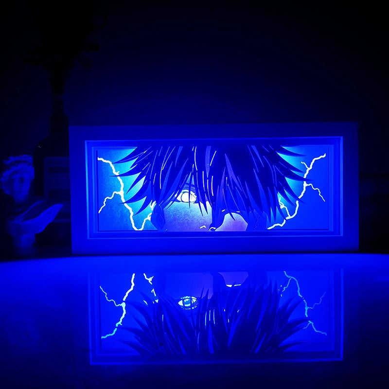 Dragon ball anime series paper-cut light room bedroom night light remote control colorful light box atmosphere light