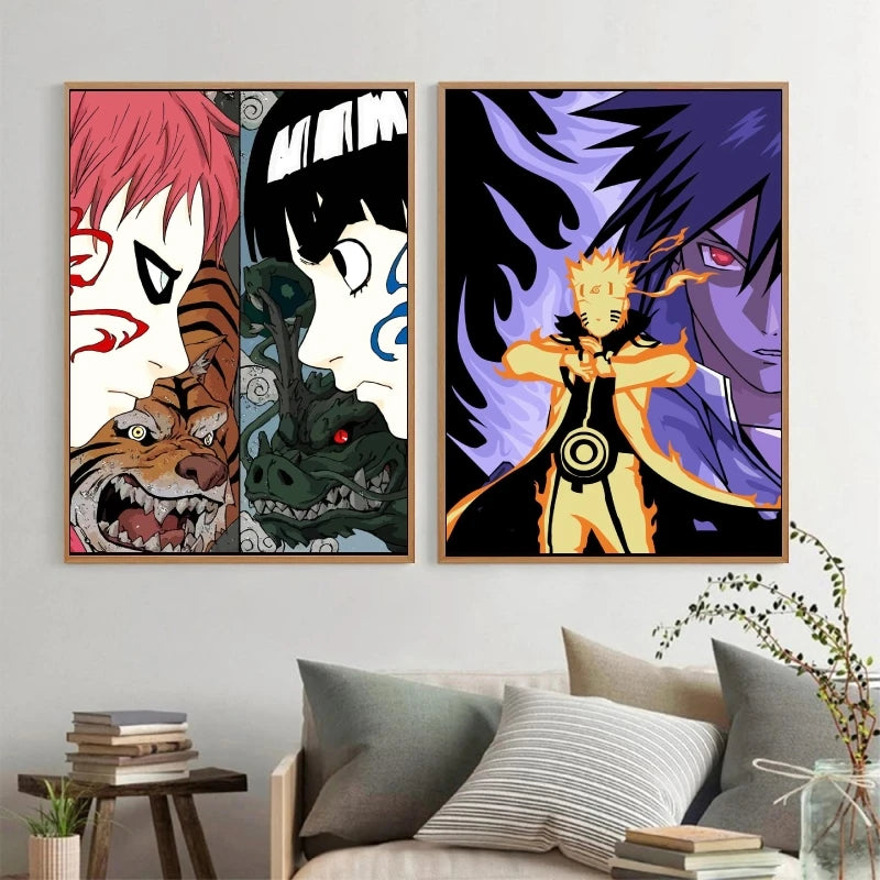 Japanese Anime Naruto Uchiha Itachi HD Poster Decorative Painting Canvas Painting Home Living Room Wall Decoration Holiday Gift