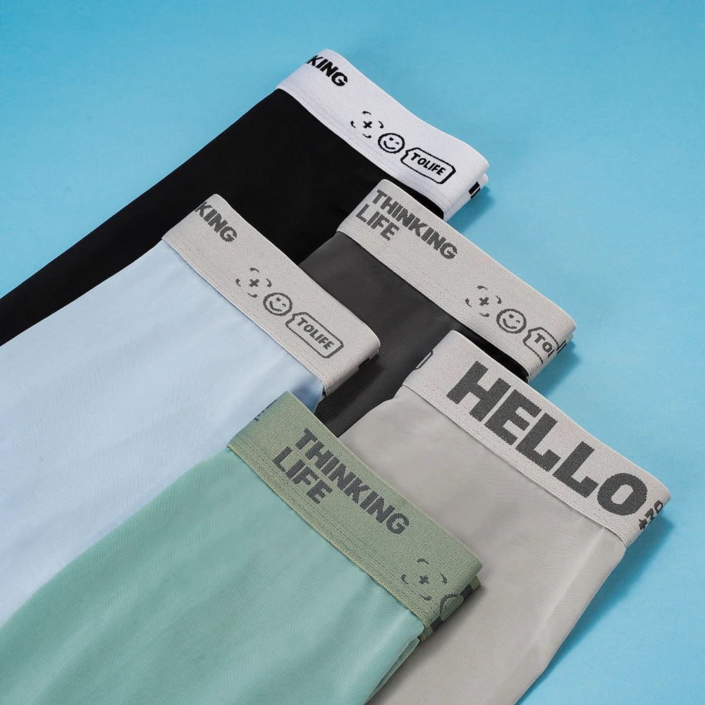 10pcs pack Boxer Shorts Men's Underwear for Men Confortable Underpants Male Slips Panties Fit Soft Sexy Briefs Boxing Slips