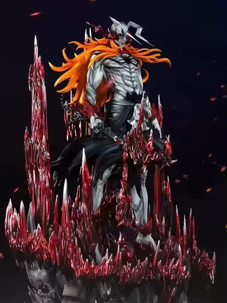 33cm Bleach Anime Figure Kurosaki Ichigo Ulquiorra Cifer Figures 1:1 Figurine Collection Desktop Models Toys Christmas Gifts