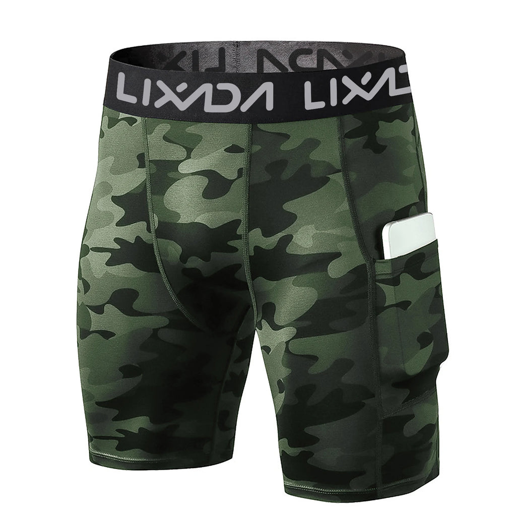 Lixada 3 Pack Men Sports Shorts Active Workout Underwear with Pocket