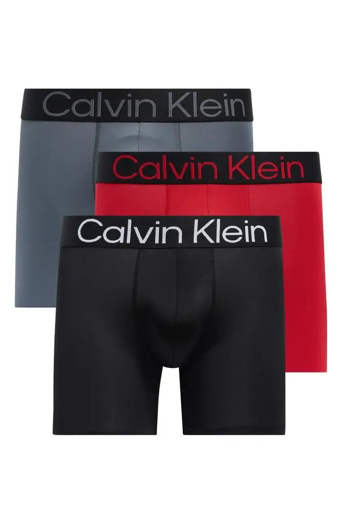 Calvin Klein | Bold Logo 3-Pack Boxer Briefs