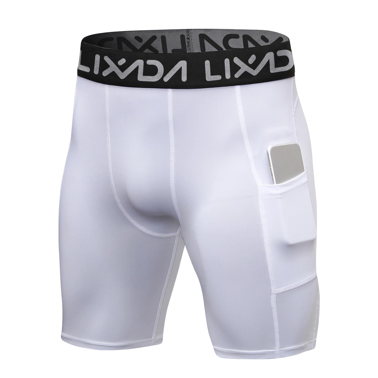 Lixada 3 Pack Men Sports Shorts Active Workout Underwear with Pocket